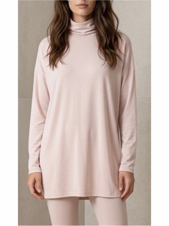 Eileen Fisher Tops - Eileen Fisher Funnel Neck Soft Tencel Tunic Top
